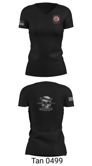 Women's Short Sleeve Vneck Shirt, , Marines, Teamtime, Team time, sublimation, custom sports apparel, team uniforms, spirit wear, spiritwear, sports uniforms, custom shirts, team store, custom team store, fundraiser sports, apparel fundraiser
