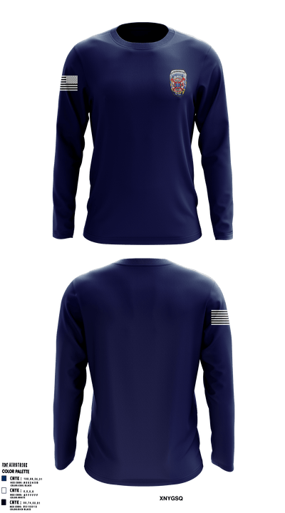 Old Washington Fire Department 44188608 Long Sleeve Performance Shirt - 1
