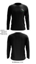 Concord High School Track 53059740 Long Sleeve Performance Shirt - 4