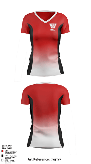 Women's Short Sleeve Vneck Shirt, West Middle School Cheer, Cheer, Teamtime, Team time, sublimation, custom sports apparel, team uniforms, spirit wear, spiritwear, sports uniforms, custom shirts, team store, custom team store, fundraiser sports, apparel fundraiser