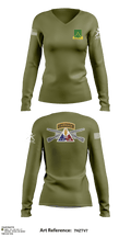 1ST PLT ALPACAS 46607592 Women's Long Sleeve V-neck Shirt - 11