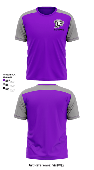 Short Sleeve Performance Shirt, Heritage High School, Spirit Store, Teamtime, Team time, sublimation, custom sports apparel, team uniforms, spirit wear, spiritwear, sports uniforms, custom shirts, team store, custom team store, fundraiser sports, apparel fundraiser