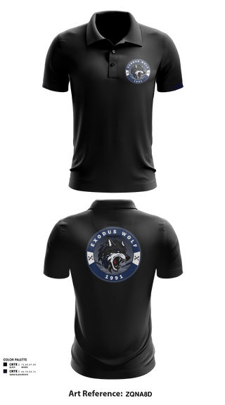 Short Sleeve Performance Polo, Exodus_wolf1991, , Teamtime, Team time, sublimation, custom sports apparel, team uniforms, spirit wear, spiritwear, sports uniforms, custom shirts, team store, custom team store, fundraiser sports, apparel fundraiser