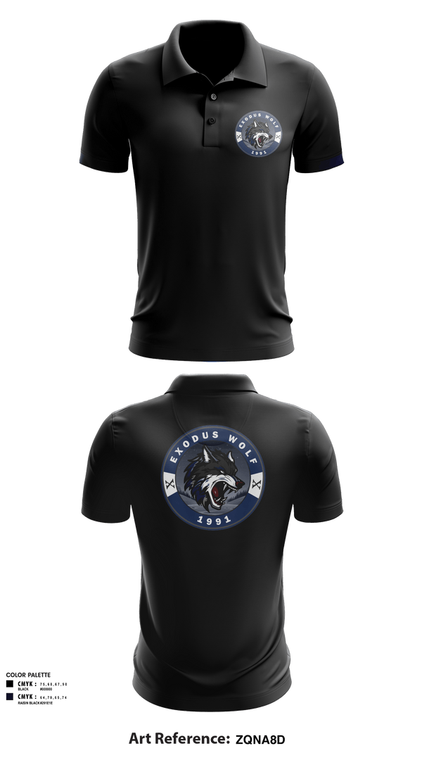 Short Sleeve Performance Polo, Exodus_wolf1991, , Teamtime, Team time, sublimation, custom sports apparel, team uniforms, spirit wear, spiritwear, sports uniforms, custom shirts, team store, custom team store, fundraiser sports, apparel fundraiser