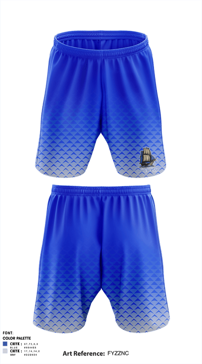 Charleston Pipes and Drums 85940689 Athletic Shorts With Pockets - 1