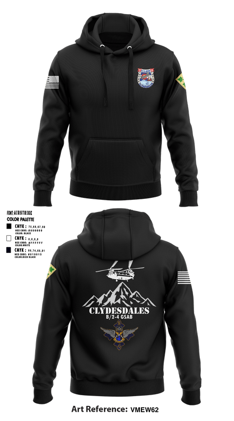 Hoodie, B co. 2-4 GSAB, Army, Teamtime, Team time, sublimation, custom sports apparel, team uniforms, spirit wear, spiritwear, sports uniforms, custom shirts, team store, custom team store, fundraiser sports, apparel fundraiser