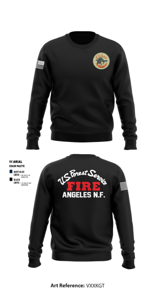 Crew Neck Sweatshirt, Chilao fire camp, Fire Department, Teamtime, Team time, sublimation, custom sports apparel, team uniforms, spirit wear, spiritwear, sports uniforms, custom shirts, team store, custom team store, fundraiser sports, apparel fundraiser