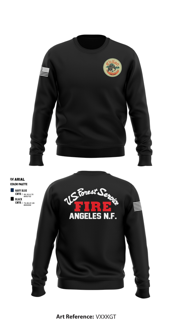 Crew Neck Sweatshirt, Chilao fire camp, Fire Department, Teamtime, Team time, sublimation, custom sports apparel, team uniforms, spirit wear, spiritwear, sports uniforms, custom shirts, team store, custom team store, fundraiser sports, apparel fundraiser
