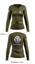 Exile Solutions 31522554 Women's Long Sleeve V-neck Shirt - 2