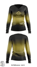 Brookside Intermediate School Track 14576731 Women's Long Sleeve V-neck Shirt - 1