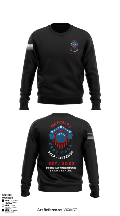 Tactical 9.1 Krav Maga Self Defense 91416954 Crew Neck Sweatshirt - 2