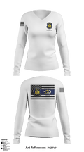 MSHP Class 120 57992195 Women's Long Sleeve V-neck Shirt - 3