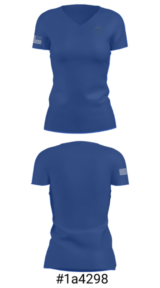 Women's Short Sleeve Vneck Shirt, Ogdensburg Free Academy High School Basketball, Women's Basketball, Teamtime, Team time, sublimation, custom sports apparel, team uniforms, spirit wear, spiritwear, sports uniforms, custom shirts, team store, custom team store, fundraiser sports, apparel fundraiser