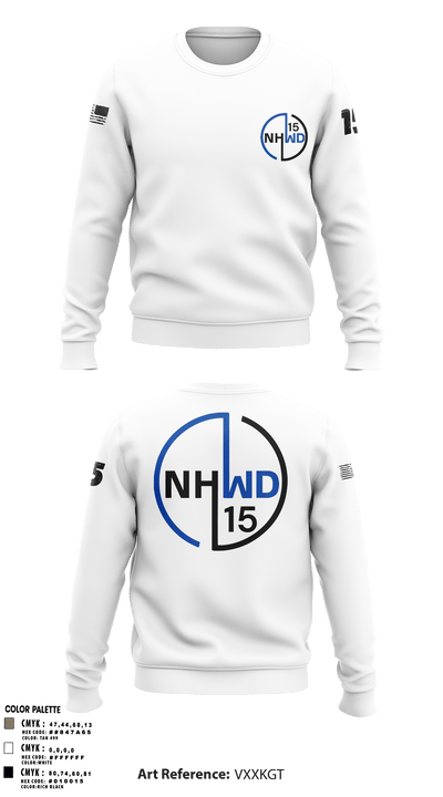 North Hollywood Division 94553177 Crew Neck Sweatshirt - 2