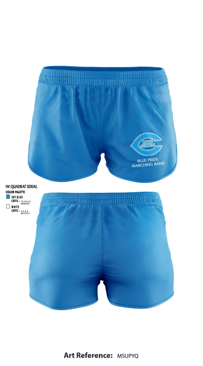 Chanute High School Band 70581105 Women's Shorts - 1