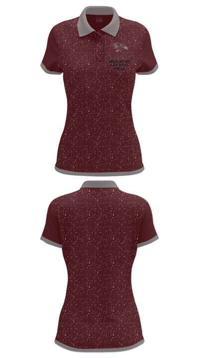 Independence High School Cheer 18545697 Women's Short Sleeve Performance Polo  - 10