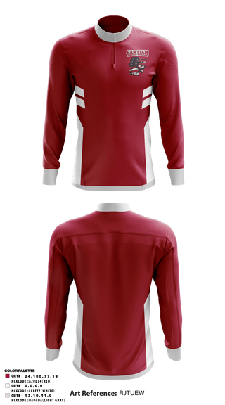 Quarter Zip Jacket, Santiam Christian School Wrestling, Wrestling, Teamtime, Team time, sublimation, custom sports apparel, team uniforms, spirit wear, spiritwear, sports uniforms, custom shirts, team store, custom team store, fundraiser sports, apparel fundraiser