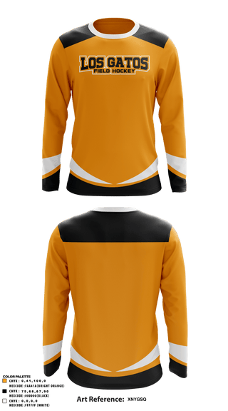Long Sleeve Performance Shirt, Los Gatos High School Field Hockey, Field Hockey, Teamtime, Team time, sublimation, custom sports apparel, team uniforms, spirit wear, spiritwear, sports uniforms, custom shirts, team store, custom team store, fundraiser sports, apparel fundraiser