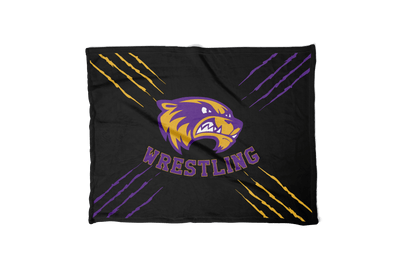 Bayfield High School Wolverine Wrestling 12563636 Blanket - 1