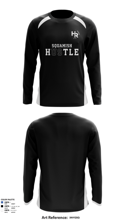 Squamish Youth Basketball 30939730 Long Sleeve Performance Shirt - 2