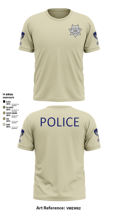 Willits Little Lake JRTF 70658416 Short Sleeve Performance Shirt - 10