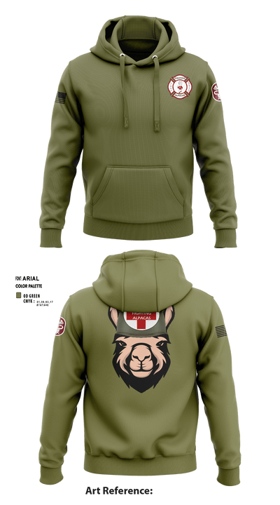 Alpha Company, WBAMC 94187438 Hoodie - 9