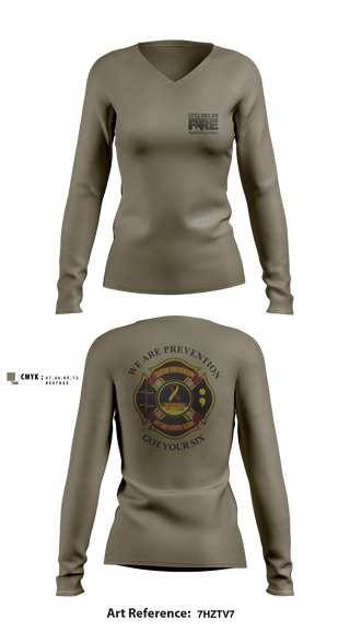 Women's Long Sleeve Vneck Shirt, , Fire Department, Teamtime, Team time, sublimation, custom sports apparel, team uniforms, spirit wear, spiritwear, sports uniforms, custom shirts, team store, custom team store, fundraiser sports, apparel fundraiser