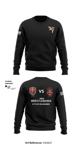 Crew Neck Sweatshirt, 673 EFD/ 334 FEST, Army, Teamtime, Team time, sublimation, custom sports apparel, team uniforms, spirit wear, spiritwear, sports uniforms, custom shirts, team store, custom team store, fundraiser sports, apparel fundraiser