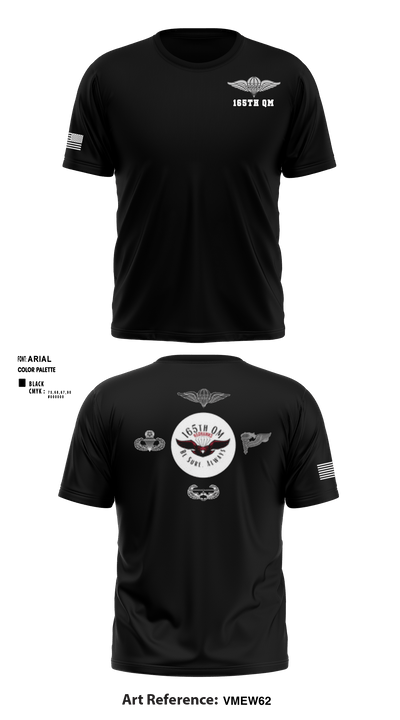 165th Quartermaster 50925110 Short Sleeve Performance Shirt - 4