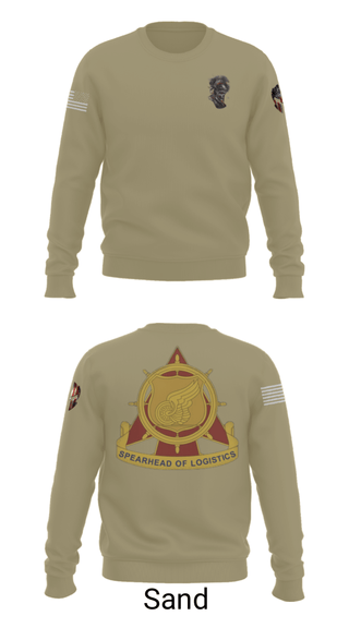 Crew Neck Sweatshirt, , Army, Teamtime, Team time, sublimation, custom sports apparel, team uniforms, spirit wear, spiritwear, sports uniforms, custom shirts, team store, custom team store, fundraiser sports, apparel fundraiser