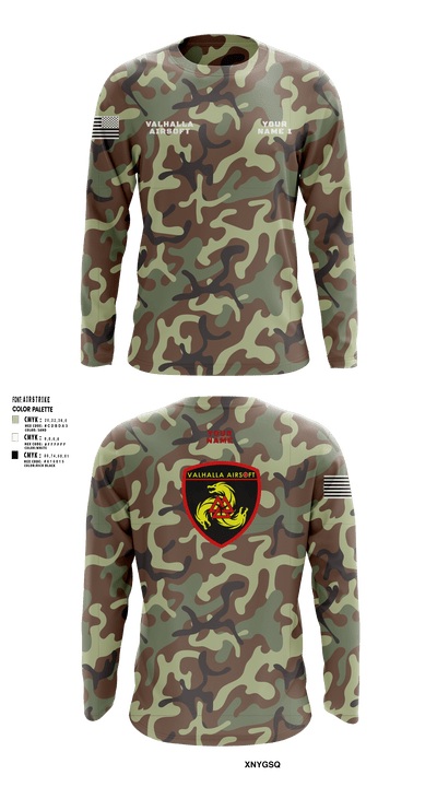 Valhalla Airsoft 98104221 Long Sleeve Performance Shirt - 5