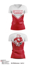 Smyrna Lacrosse 59193810 Women's Short Sleeve V-neck Shirt - 1