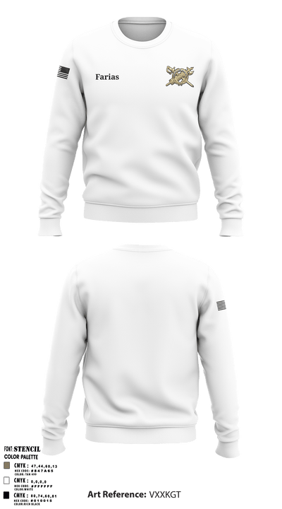 USAICoE & Ft. Huachuca 90719442 Crew Neck Sweatshirt - 2