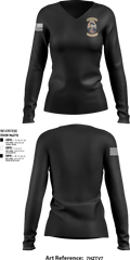 U11 23526058 Women's Long Sleeve V-neck Shirt - 1