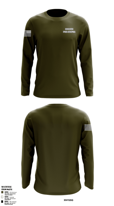 CCo 8th POB 4th POG 84507650 Long Sleeve Performance Shirt - 1