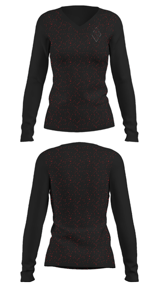 Women's Long Sleeve Vneck Shirt, Wolfpack 3949, , Teamtime, Team time, sublimation, custom sports apparel, team uniforms, spirit wear, spiritwear, sports uniforms, custom shirts, team store, custom team store, fundraiser sports, apparel fundraiser