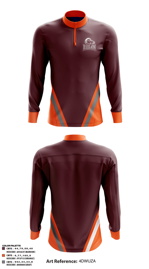 Quarter Zip Jacket, Hogan Prep Academy, Spirit Store, Teamtime, Team time, sublimation, custom sports apparel, team uniforms, spirit wear, spiritwear, sports uniforms, custom shirts, team store, custom team store, fundraiser sports, apparel fundraiser