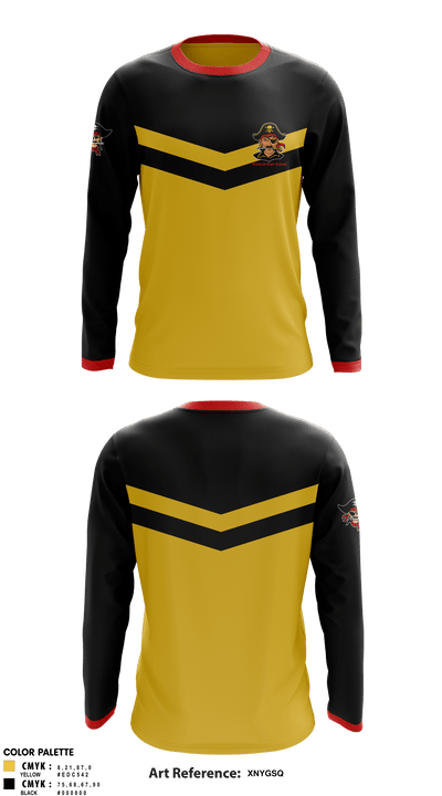 Winfield High School Cheer 92551370 Long Sleeve Performance Shirt - 1