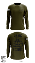 Marine corps boxing 8713175 Long Sleeve Performance Shirt - 1