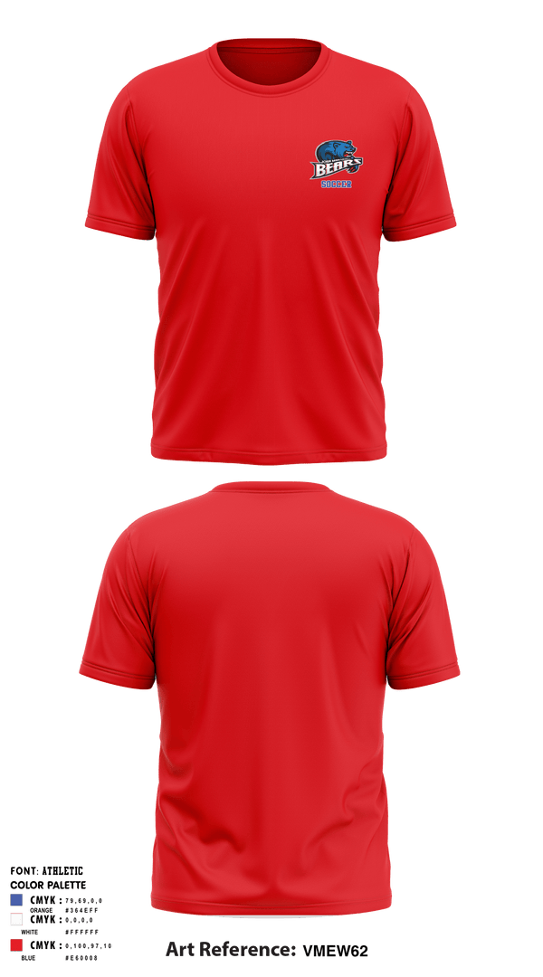 Short Sleeve Performance Shirt, John Marshall Soccer, Men's Soccer, Teamtime, Team time, sublimation, custom sports apparel, team uniforms, spirit wear, spiritwear, sports uniforms, custom shirts, team store, custom team store, fundraiser sports, apparel fundraiser