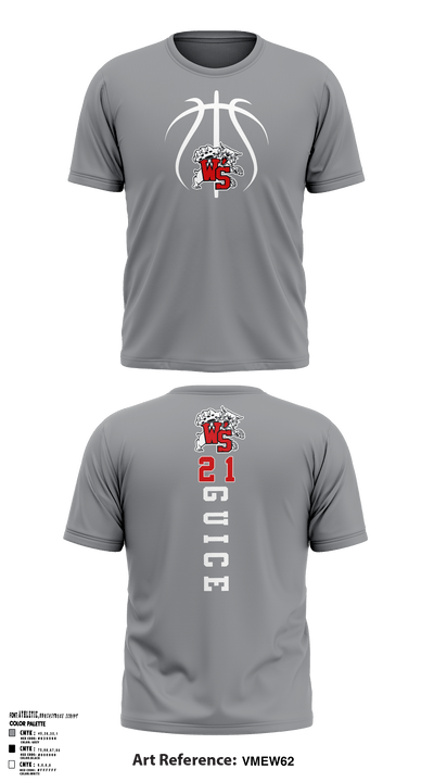 Westerville South Girls Basketball 75140636 Short Sleeve Performance Shirt - 5