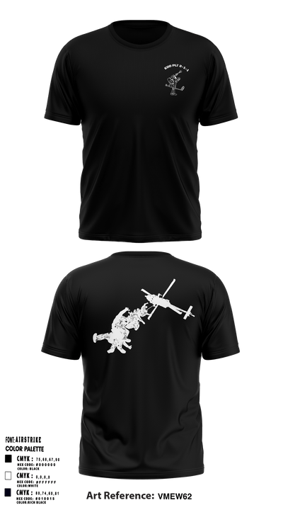 Platoon 2-1-1 26077523 Short Sleeve Performance Shirt - 55