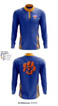 Washington Park High School Basketball 46570112 Quarter Zip Jacket - 1