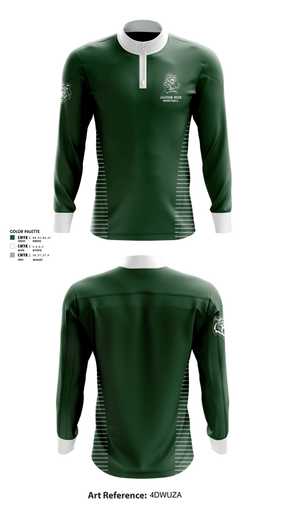 Jackson-Reed High School Basketball 57308217 Quarter Zip Jacket - 1