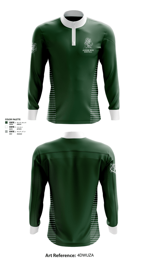 Quarter Zip Jacket, Jackson-Reed High School Basketball, Women's Basketball, Teamtime, Team time, sublimation, custom sports apparel, team uniforms, spirit wear, spiritwear, sports uniforms, custom shirts, team store, custom team store, fundraiser sports, apparel fundraiser