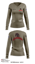 Echo FSC Stampede 7th Eng 46267386 Women's Long Sleeve V-neck Shirt - 10