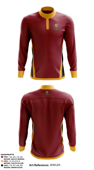 Quarter Zip Jacket, Lady bobcats, Women's Basketball, Teamtime, Team time, sublimation, custom sports apparel, team uniforms, spirit wear, spiritwear, sports uniforms, custom shirts, team store, custom team store, fundraiser sports, apparel fundraiser