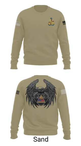 Crew Neck Sweatshirt, , Army, Teamtime, Team time, sublimation, custom sports apparel, team uniforms, spirit wear, spiritwear, sports uniforms, custom shirts, team store, custom team store, fundraiser sports, apparel fundraiser