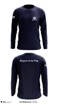 B-2 Patriots 17265313 Long Sleeve Performance Shirt - 4