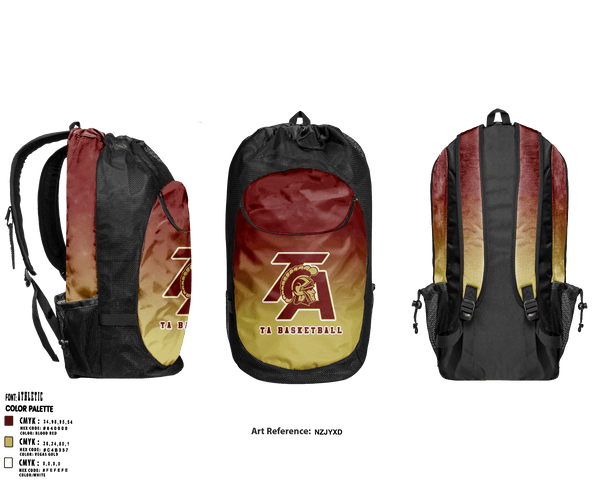 Gear Bag, Thornton Academy, Spirit Store, Teamtime, Team time, sublimation, custom sports apparel, team uniforms, spirit wear, spiritwear, sports uniforms, custom shirts, team store, custom team store, fundraiser sports, apparel fundraiser